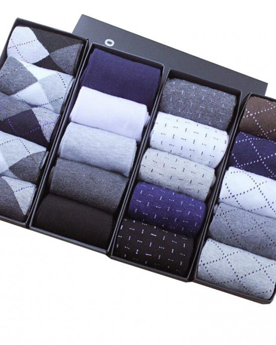 Luxury Boxed Ordinary Business Custom logo Work Cotton Knitted Classic Round Neck Men's Luxury Dress Socks Luxury Boxed Ordinary Business Custom logo Work Cotton Knitted Classic Round Neck Men's Luxury Dress Socks
