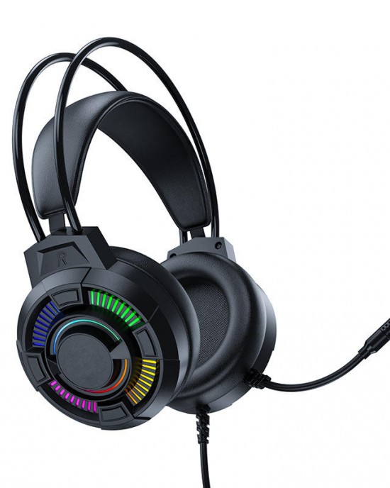 E24H81 Gaming Headset with Microphone, Wired RGB Rainbow Gaming Headphones for PS4/PS5/MAC/XBOX/Laptop E24H81 Gaming Headset with Microphone, Wired RGB Rainbow Gaming Headphones for PS4/PS5/MAC/XBOX/Laptop