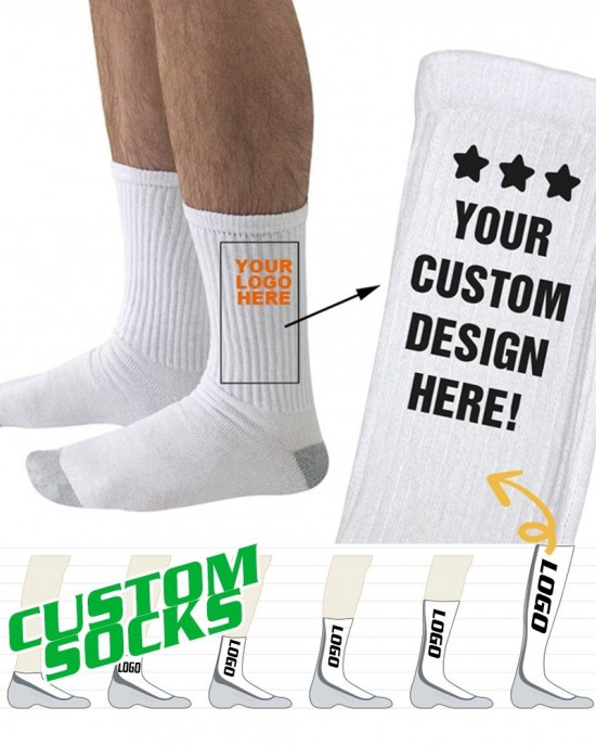 Sport Athletic Unisex Sock Custom Design Logo Gym Sock Customized Knitted Athletic Crew Socks Sport Athletic Unisex Sock Custom Design Logo Gym Sock Customized Knitted Athletic Crew Socks