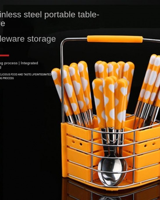 Wholesale Stainless Steel Tableware Set Cutlery Sets Silverware Knife Fork Spoons Dinnerware Flatware Set with Plastic Handle Wholesale Stainless Steel Tableware Set Cutlery Sets Silverware Knife Fork Spoons Dinnerware Flatware Set with Plastic Handle
