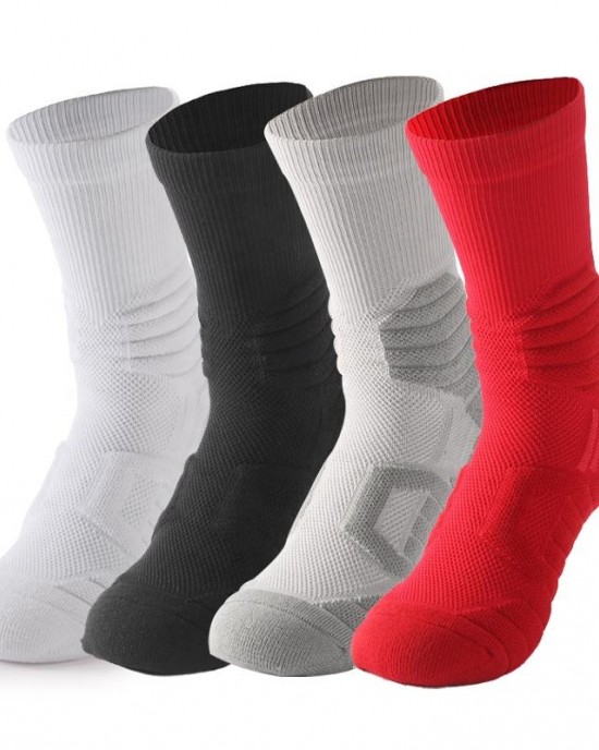 Men's Tennis & Basketball Grip Socks High Quality Printed Logo Crew High for Spring Season Adults Wholesale Men's Tennis & Basketball Grip Socks High Quality Printed Logo Crew High for Spring Season Adults Wholesale