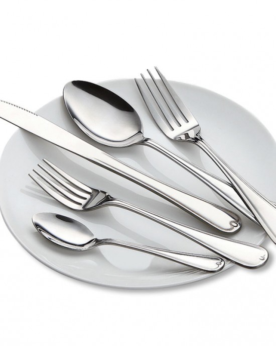 Custom Logo Silver Knife Fork Spoon Luxury Cutlery Set Royal Stainless Steel Fork and Knife Spoon Set for Restaurant Custom Logo Silver Knife Fork Spoon Luxury Cutlery Set Royal Stainless Steel Fork and Knife Spoon Set for Restaurant