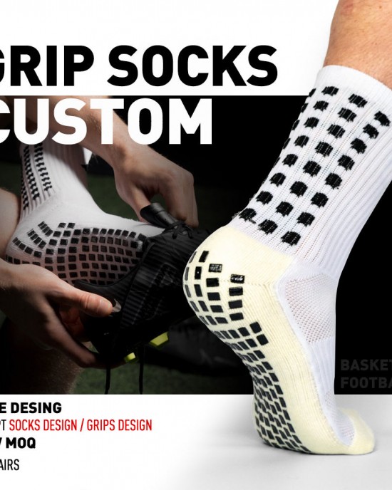 Grip Socks Custom Logo Athletic Men Sport Crew Grip Socks Anti Slip Football Grip Soccer Socks Grip Socks Custom Logo Athletic Men Sport Crew Grip Socks Anti Slip Football Grip Soccer Socks